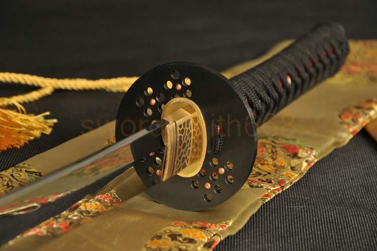 Authentic Real Handmade Japanese Samurai Sword Katana Clay Tempered Blade
