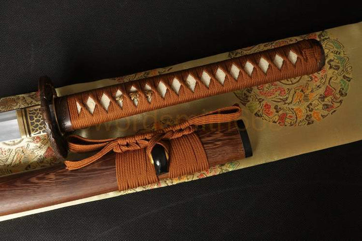 41" Japanese Samurai Tiger Sword Katana Clay Tempered Full Tang Blade