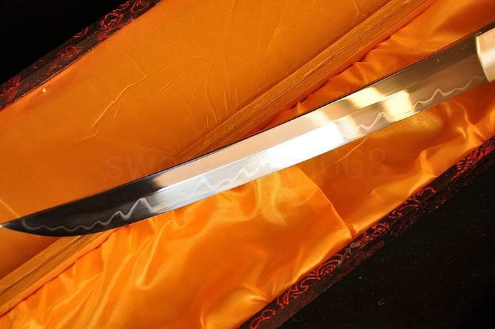 21" High Quality Japanese Sword Tanto Clay Tempered Full Tang Blade