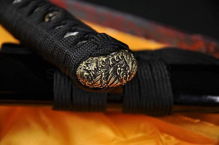 21" High Quality Japanese Sword Tanto Clay Tempered Full Tang Blade