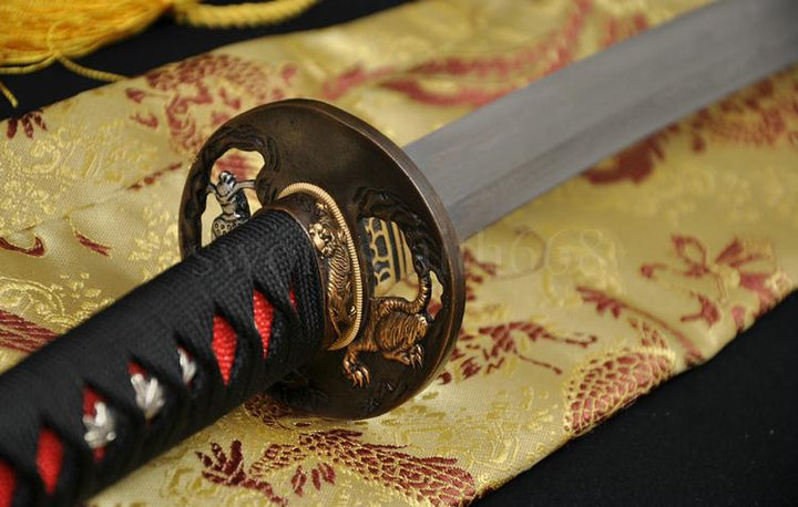 Folded Steel Blade Japanese Samurai Sword Katana