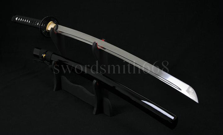 Folded Steel Full Tang Blade Japanese Samurai Sword KATANA VerySHAR