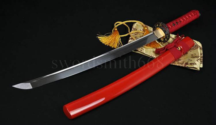 Japanese Samurai Practise Wakizashil Sword Full Tang Blade Sharp