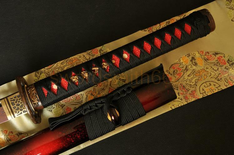 Japanese Samurai Katana Sword Folded Steel Blade Musashi Hand Forge