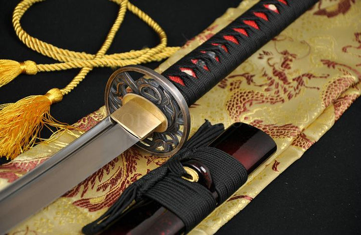 Japanese Samurai Sword KATANA 1060 High Carbon Steel Can Cut Tree