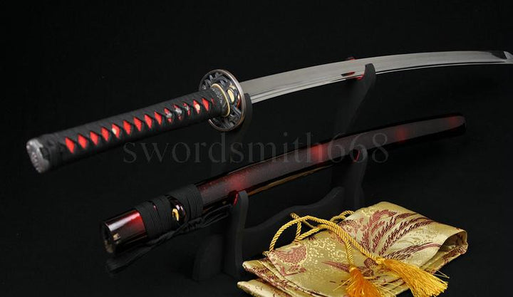 Japanese Samurai Sword KATANA 1060 High Carbon Steel Can Cut Tree