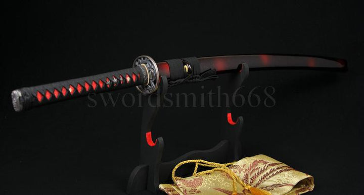 Japanese Samurai Sword KATANA 1060 High Carbon Steel Can Cut Tree