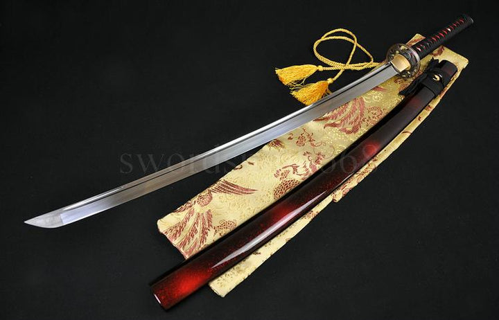 Japanese Samurai Sword KATANA 1060 High Carbon Steel Can Cut Tree