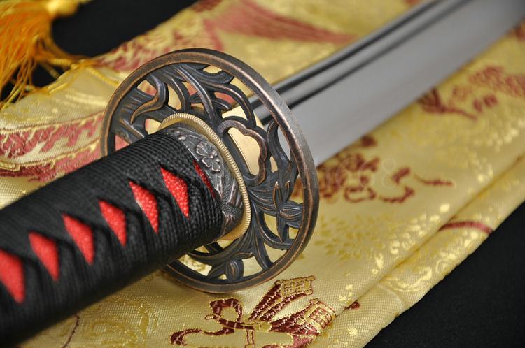 Japanese Samurai Sword KATANA 1060 High Carbon Steel Can Cut Tree