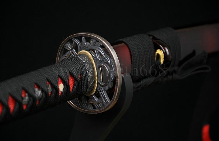 Japanese Samurai Sword KATANA 1060 High Carbon Steel Can Cut Tree