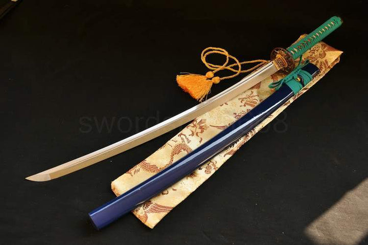 41" Japanese Sword AISI 1095 Steel Double Groove Blade Katana