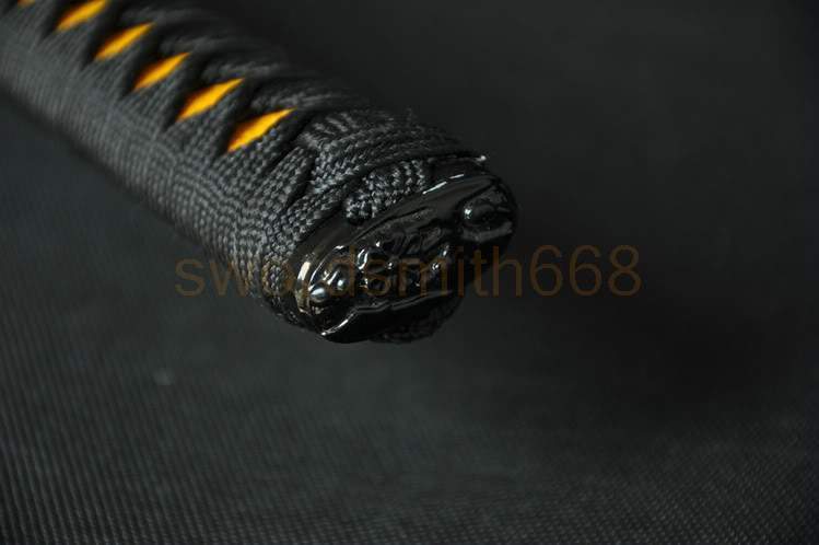 Handmade Aisi 1095 High Carbon Blade Crane Tsuba Japanese Samurai Sword Katana