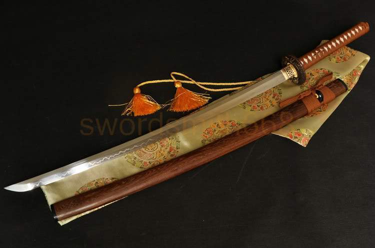 41" Japanese Samurai Tiger Sword Katana Clay Tempered Full Tang Blade