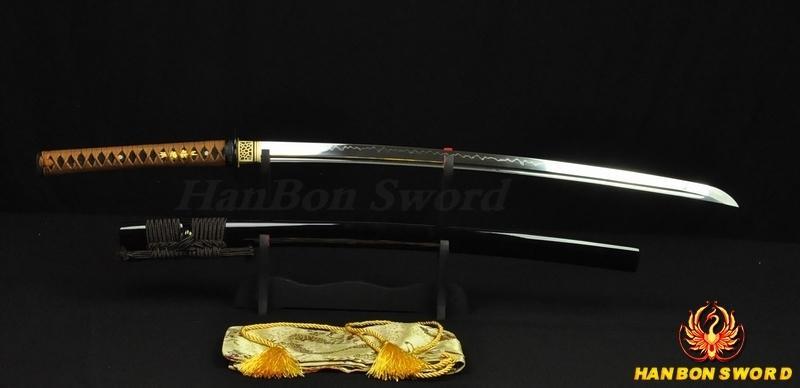 1095 Steel Clay Tempered Full Tang Blade Japanese Samurai Sword Katana