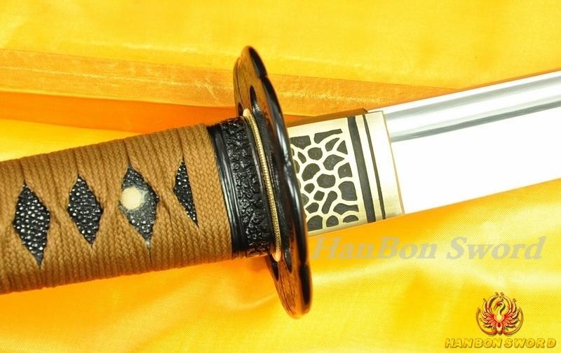 1095 Steel Clay Tempered Full Tang Blade Japanese Samurai Sword Katana