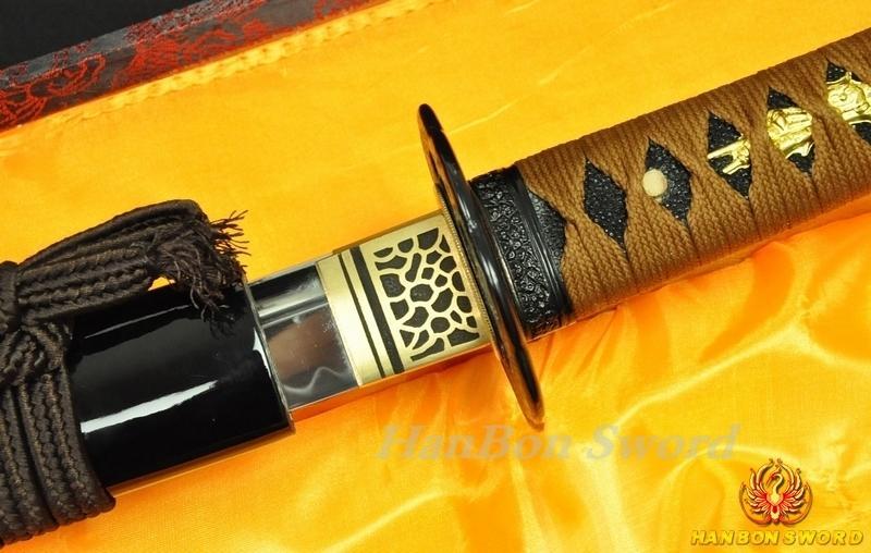 1095 Steel Clay Tempered Full Tang Blade Japanese Samurai Sword Katana