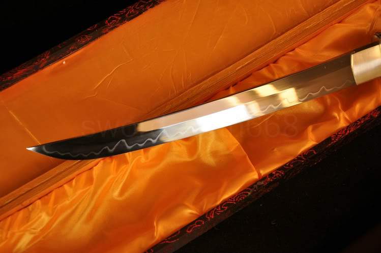 21" High Quality Japanese Samurai Sword Tanto Clay Tempered