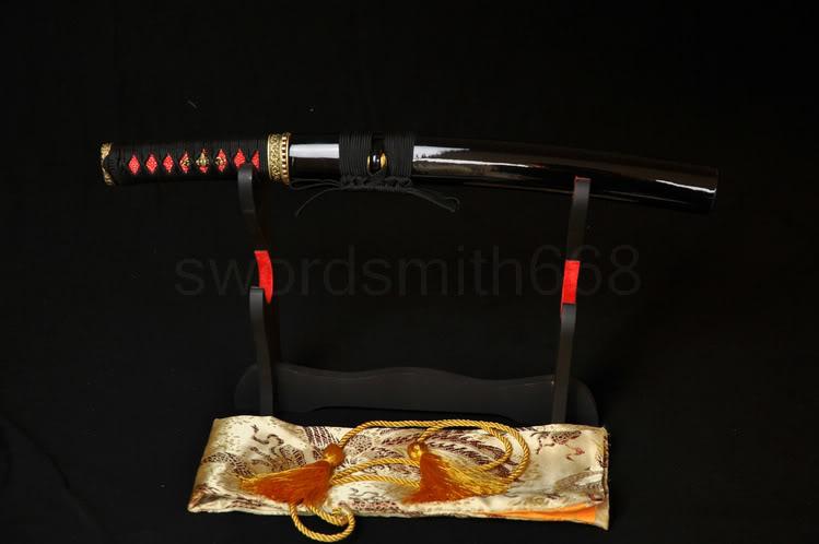 21" High Quality Japanese Samurai Sword Tanto Clay Tempered