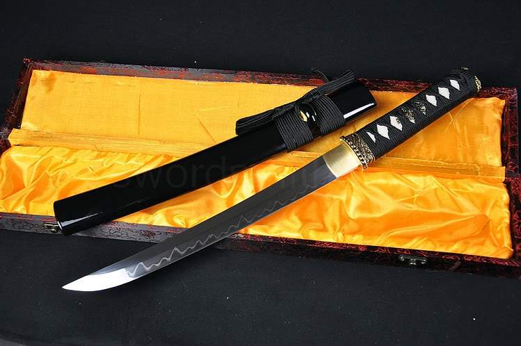 21" High Quality Japanese Sword Tanto Clay Tempered Full Tang Blade