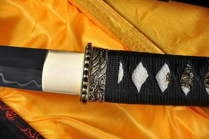 21" High Quality Japanese Sword Tanto Clay Tempered Full Tang Blade