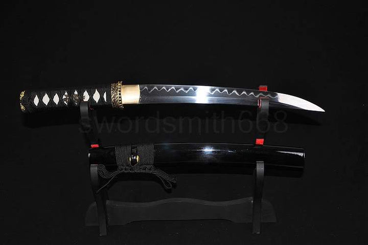 21" High Quality Japanese Sword Tanto Clay Tempered Full Tang Blade