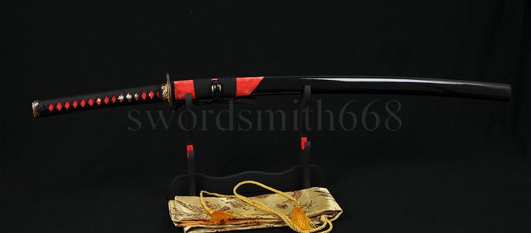 Folded Steel Blade Japanese Samurai Sword Katana