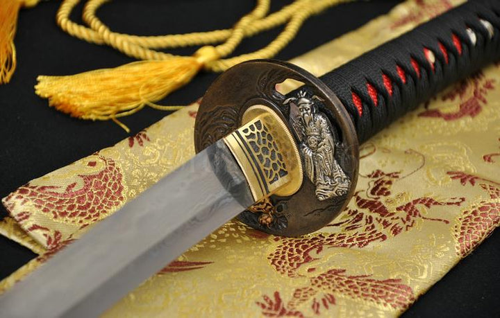 Folded Steel Blade Japanese Samurai Sword Katana