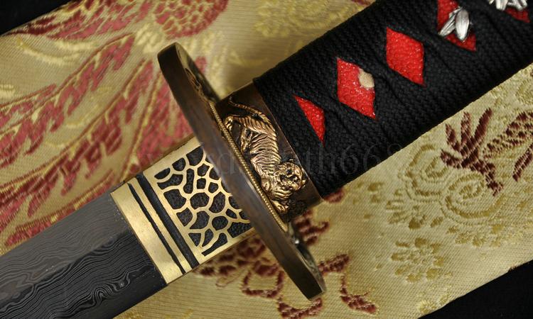 Folded Steel Blade Japanese Samurai Sword Katana