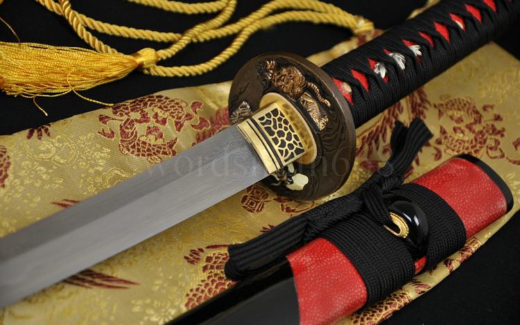 Folded Steel Blade Japanese Samurai Sword Katana