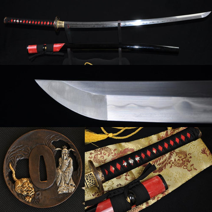 Folded Steel Blade Japanese Samurai Sword Katana