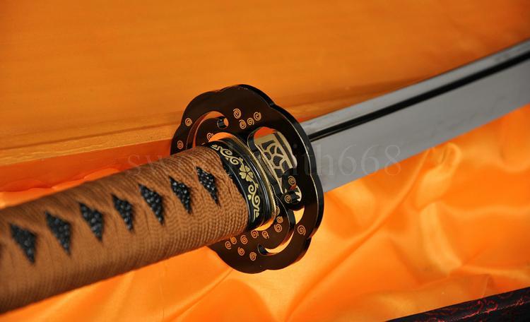 41" JAPANESE SAMURAI KATANA FUNCTIONAL SWORD Clay Tempered UNOKUBI-ZUKURI BLADE