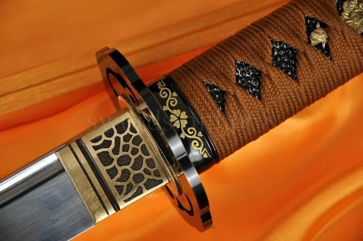 41" JAPANESE SAMURAI KATANA FUNCTIONAL SWORD Clay Tempered UNOKUBI-ZUKURI BLADE