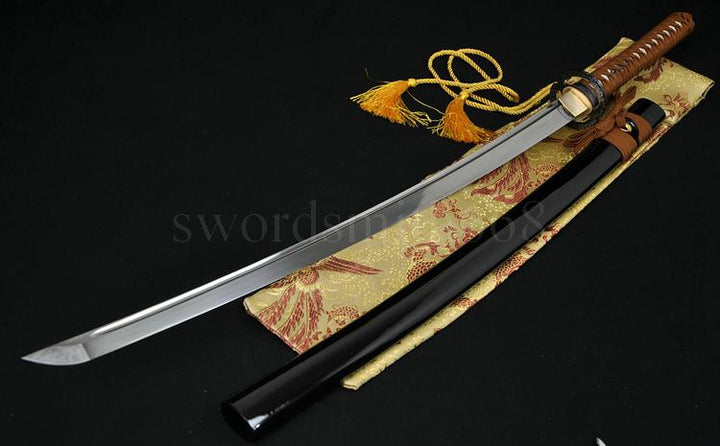 Handmade Japanese Samurai Musashi Sword Katana Folded Steel Blade