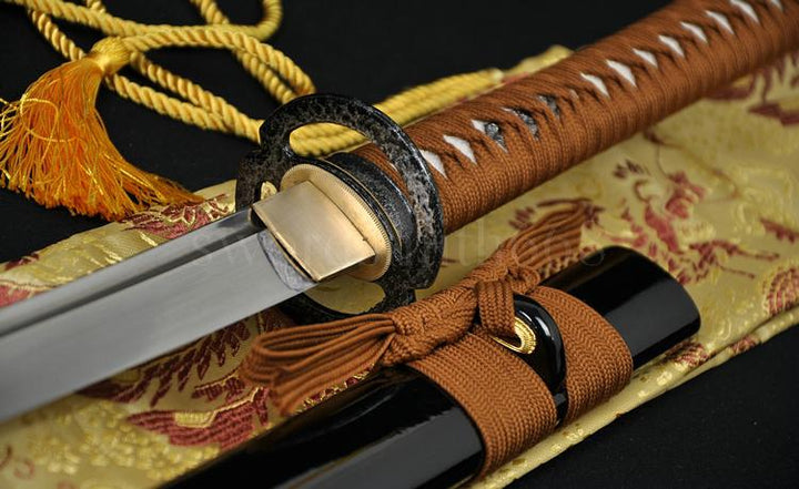 Handmade Japanese Samurai Musashi Sword Katana Folded Steel Blade