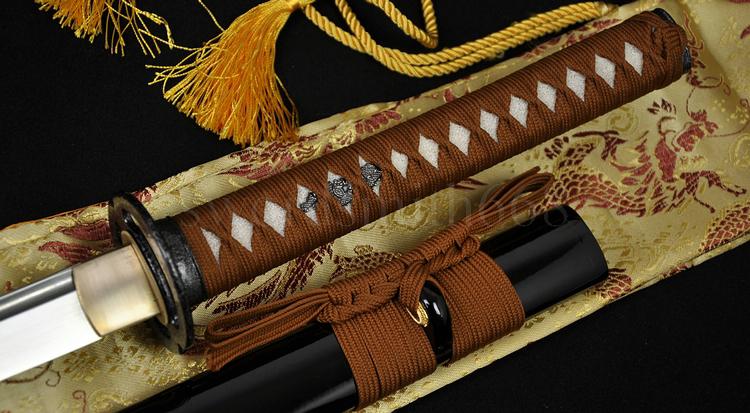 Handmade Japanese Samurai Musashi Sword Katana Folded Steel Blade