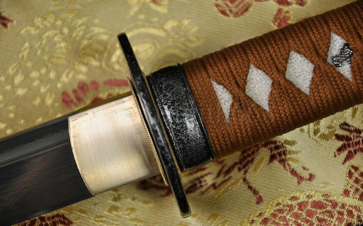 Handmade Japanese Samurai Musashi Sword Katana Folded Steel Blade