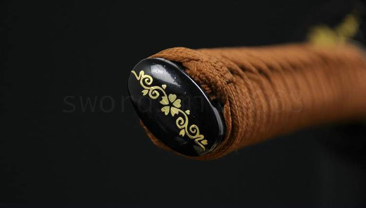 JAPANESE KATANA SWORD Clay Tempered UNOKUBI-ZUKURI Blade SHARP