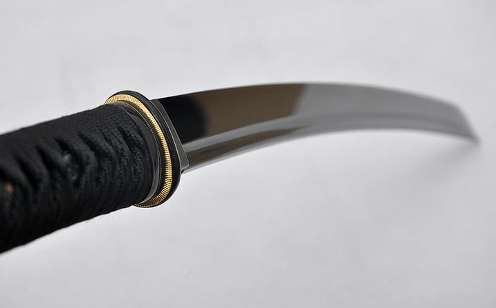 Balck Blade HandMade Japanese Samurai Wakizashi Sword