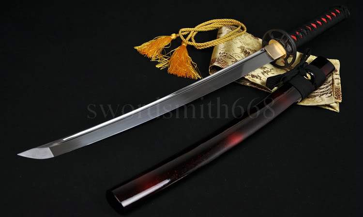 31" Authentic Japanese Samurai Practise Sword Wakizashil Full Tang Blade