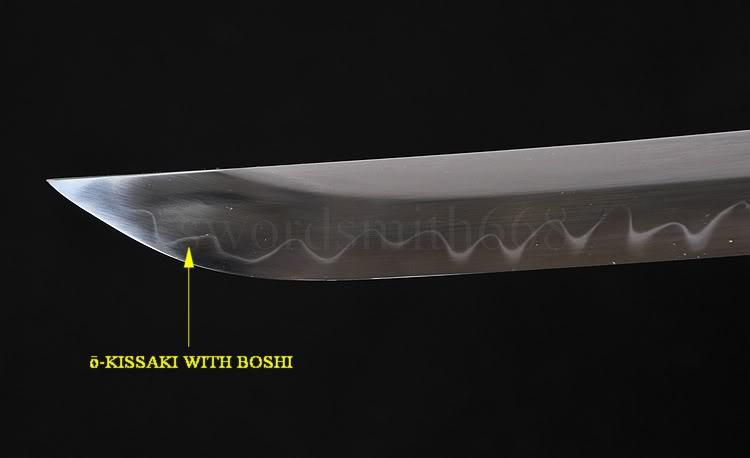 31" Wakizashi Sword Clay Tempered Unokubi-zukuri Blade Katana