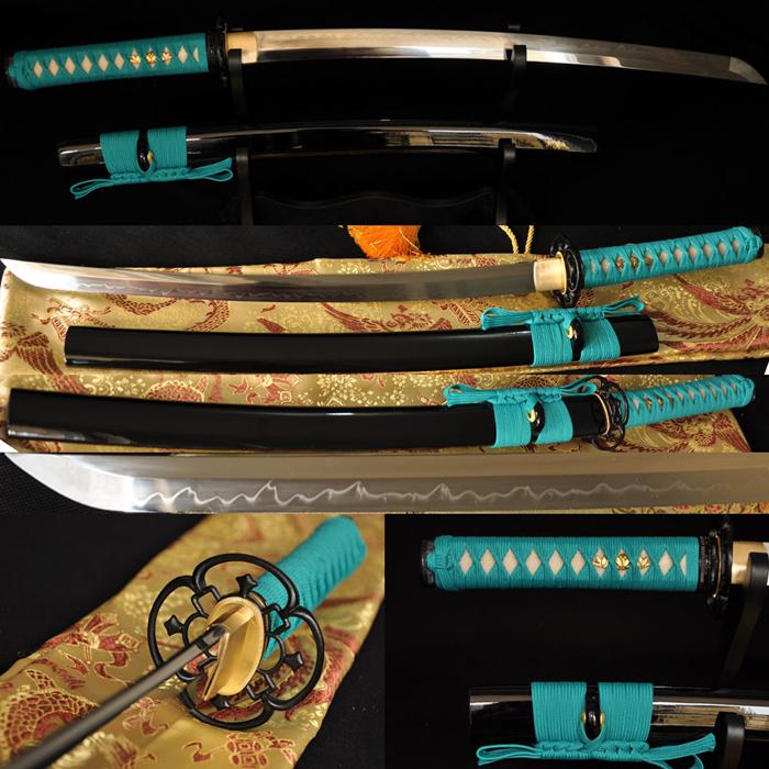 Clay Tempered Japanese Battle Ready Wakizashi Sword
