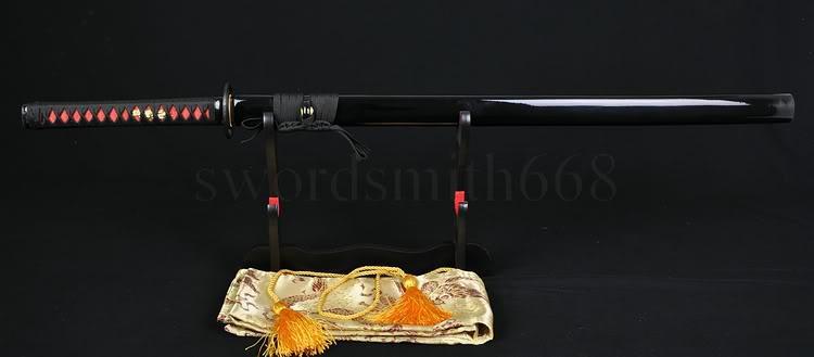 41" Handmade Japanese Samurai Ninja Sword Black Full Tang Blade