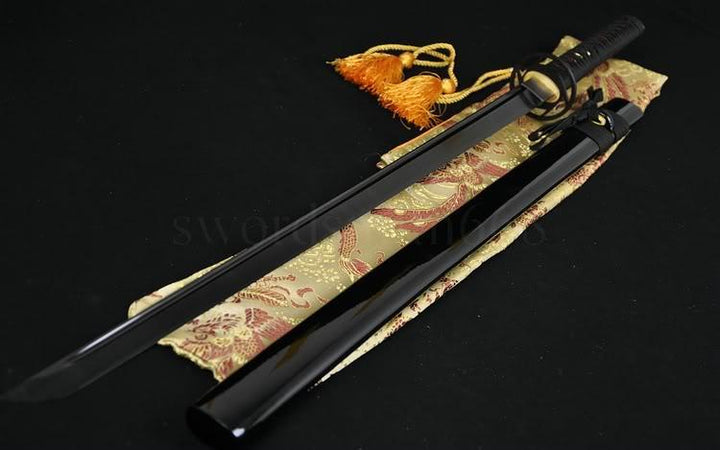 41" Handmade Japanese Samurai Ninja Sword Black Full Tang Blade