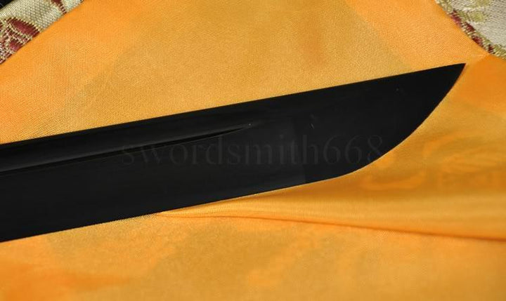 41" Handmade Japanese Samurai Ninja Sword Black Full Tang Blade