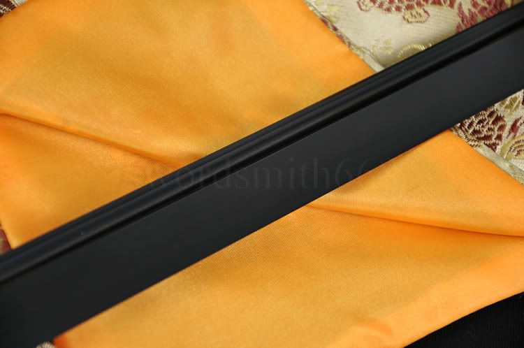 Black Steel Full Tang Blade Handmade Japanese Samurai Ninja Sword