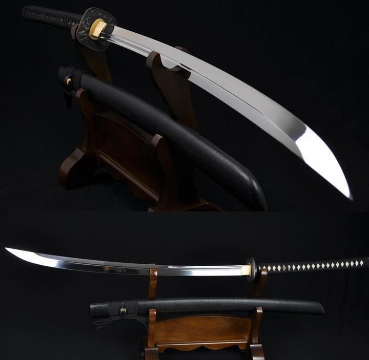 45" High Quality Japanese Samurai Sword Naginata Unokubi Zukuri Blade Katana