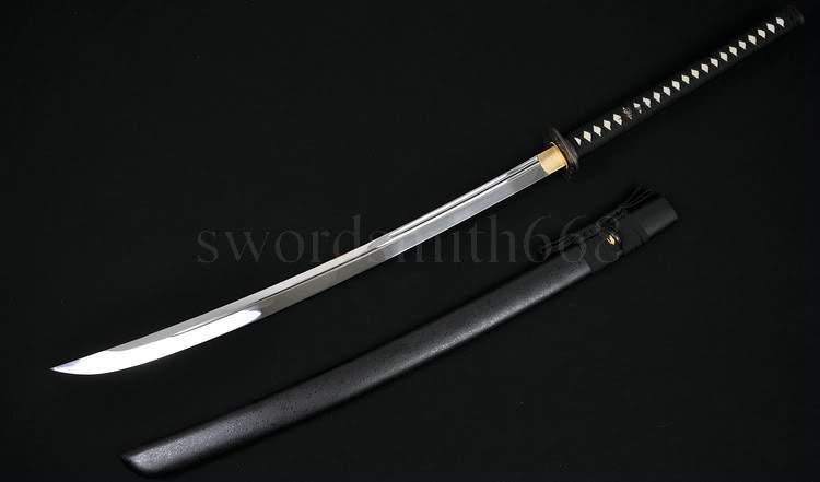 45" High Quality Japanese Samurai Sword Naginata Unokubi Zukuri Blade Katana