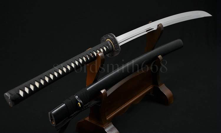 45" High Quality Japanese Samurai Sword Naginata Unokubi Zukuri Blade Katana