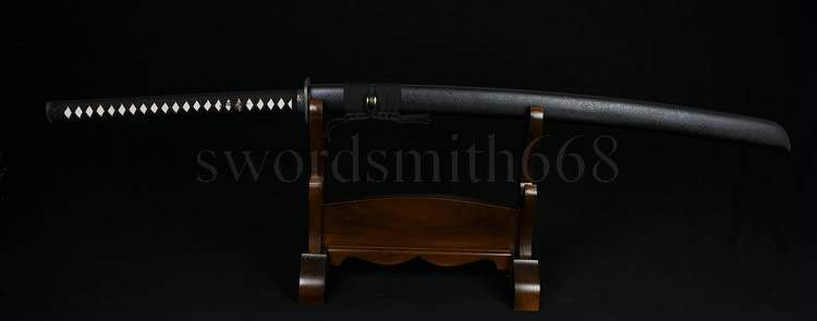 45" High Quality Japanese Samurai Sword Naginata Unokubi Zukuri Blade Katana