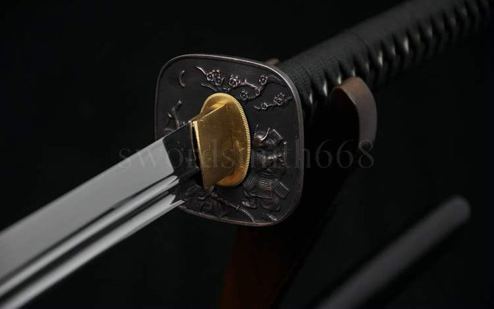 45" High Quality Japanese Samurai Sword Naginata Unokubi Zukuri Blade Katana